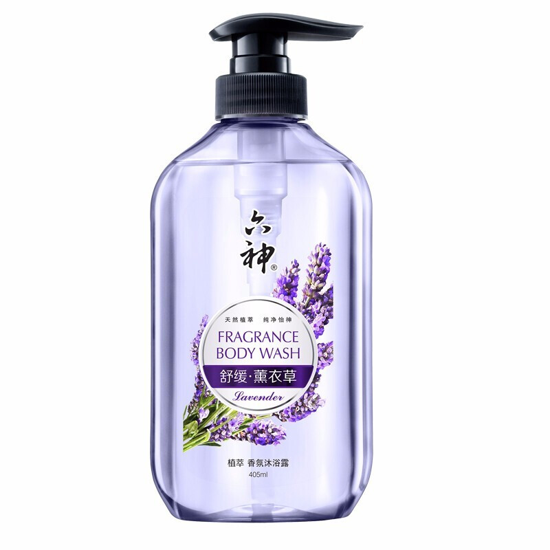 LIUSHEN/六神 沐浴露 薰衣草 405ml 单位:瓶