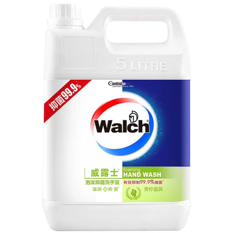 WEILUSHI/威露士 洗手液 泡沫 5L 青柠盈润 单位:箱