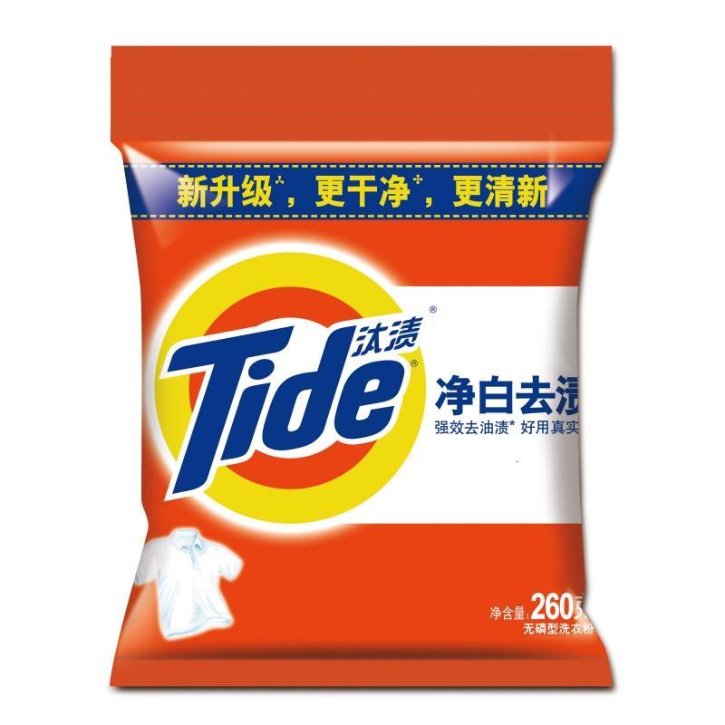 TIDE/汰渍 洗衣粉 净白去渍升级218克 单位:箱