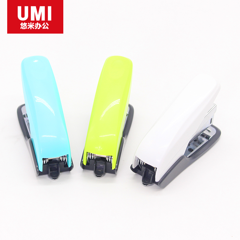 UMI/悠米 时尚省力订书机 B03302B 12# 蓝 单位:盒