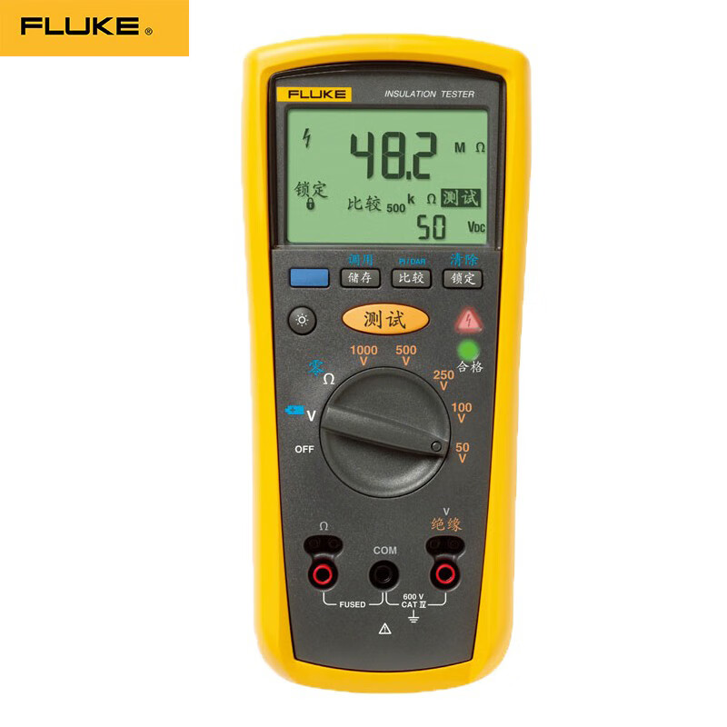 FLUKE/福禄克 绝缘电阻测试仪 1508MAX 5*10*20.3cm 50V/100V/250V/500V/1000V 绝缘电阻测试仪 (计价单位:台) 单位:台