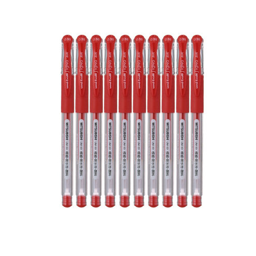 UNI/三菱 针管头中性笔 UM-151 红 0.38mm 单位:支