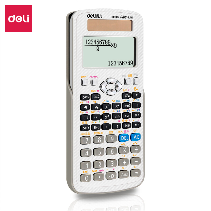 DELI/得力 函数计算器 D991CN 黑色 单位:台