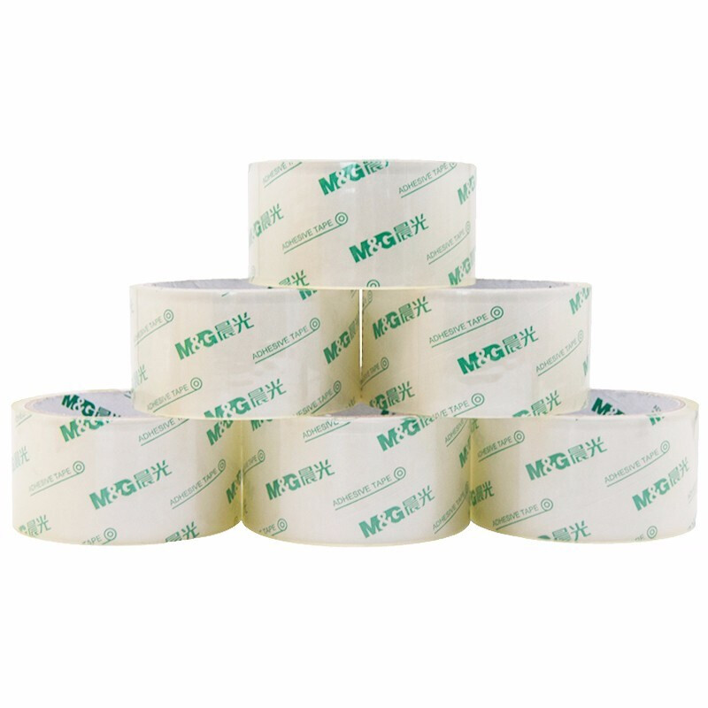 M&G/晨光 超透封箱胶带 AJD97336 48mm*30y(6卷) 单位:筒