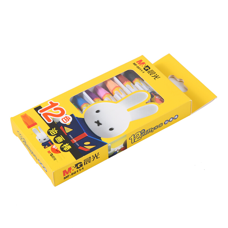 M&G/晨光 油画棒 MF9011-1 米菲3D六角12色 单位:盒