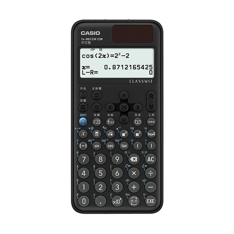 CASIO/卡西欧 科学函数计算器 FX-991CN CW 全新升级款黑 单位:只