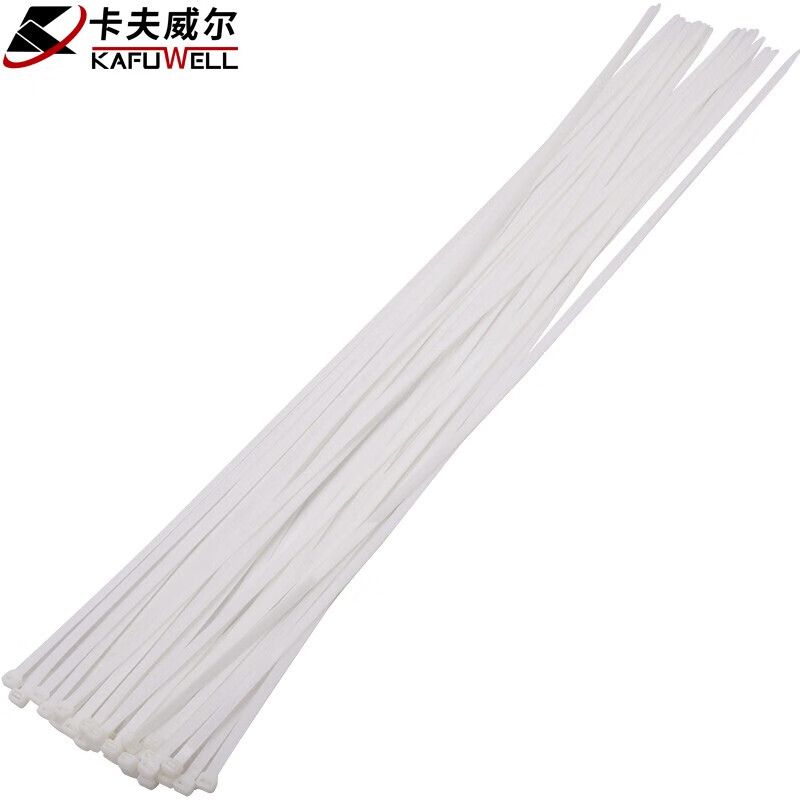 KAFUWELL/卡夫威尔 自锁式尼龙扎带 OT2802G 8.8*750mm 30支装 白色 单位:包