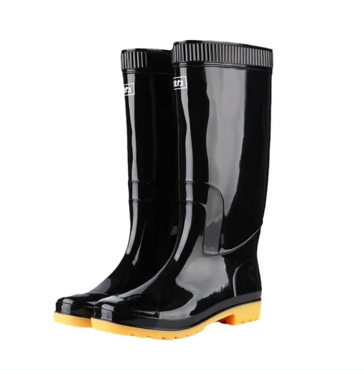 HUILI/回力 黑色雨靴 807 规格：38码，筒高约26cm 材质：PVC 颜色：黑色 单位:双
