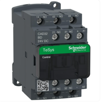 SCHNEIDER/施耐德电气 TeSys D系列控制继电器 CAD32BDC DC24V 3NO+2NC 单位:个