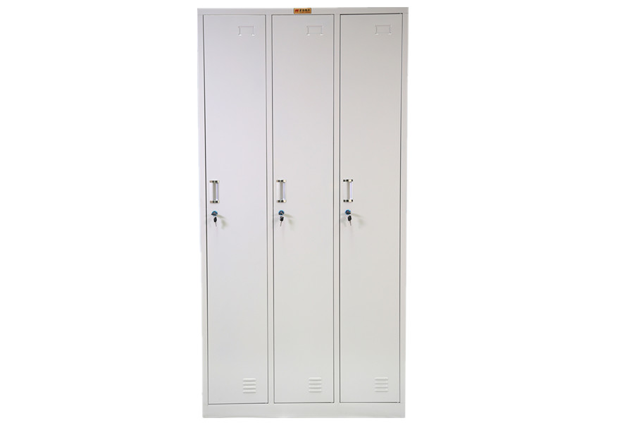 HUAYUHUIYANG/华豫汇阳 三门更衣柜 HY-GYG-03 尺寸1800*900*420mm 壁厚0.4mm 冷轧钢材质 单位:台