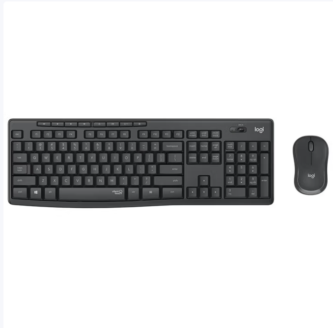 LOGITECH/罗技 键鼠套装 MK295 黑色 无线 单位:套