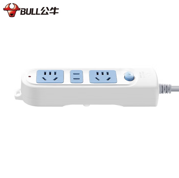BULL/公牛 单开关接线板 GN-606 3米 袋装 新国标 单位:个