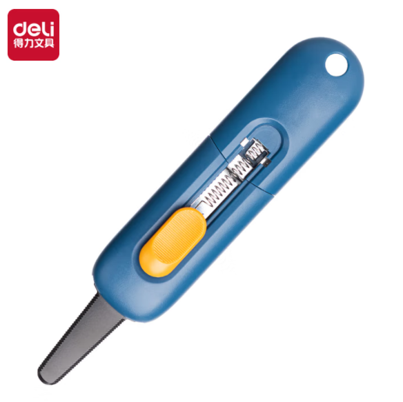 DELI/得力 美工刀 TD700 蓝色 单位:把