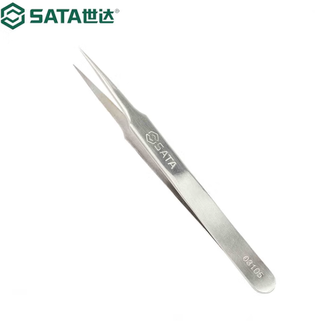 SATA/世达 微尖头镊子 03105 115MM 单位:个