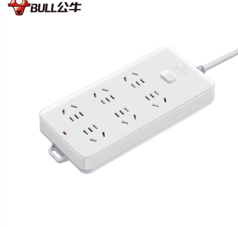 BULL/公牛 单开关接线板 GN-109K 10米 袋装 新国标 单位:个