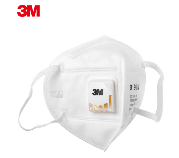 3M 9500系列折叠式防颗粒物口罩 9501V+ 耳带式 带阀 1个/包 独立包装 单位:只