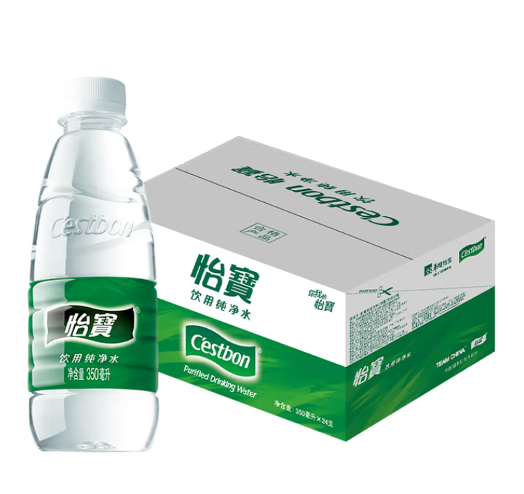 YIBAO/怡宝 饮用水 350ml*24瓶/箱  供货区域：苏州市 单位:箱