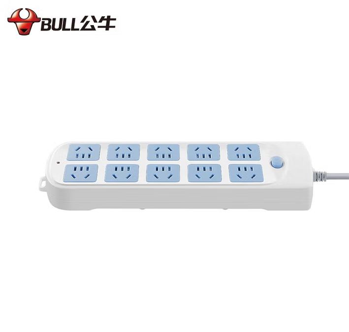 BULL/公牛 单开关接线板 GN-605 5米 吸塑 新国标 单位:个